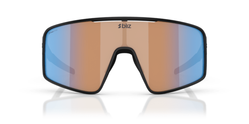 OKULARY BLIZ Matte Black P001 NON Coral/Orange Mirror Blue