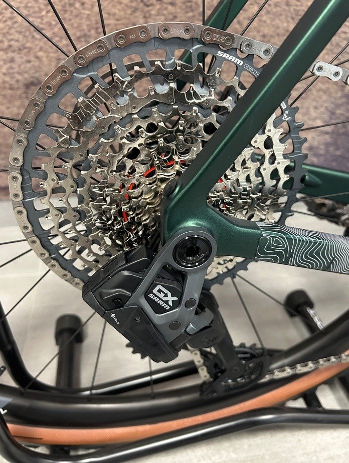 Gravel Bianchi Rower-ARCADEX PRO APEX/GX eTAP 12S rozmiar L Green Forest DEMO