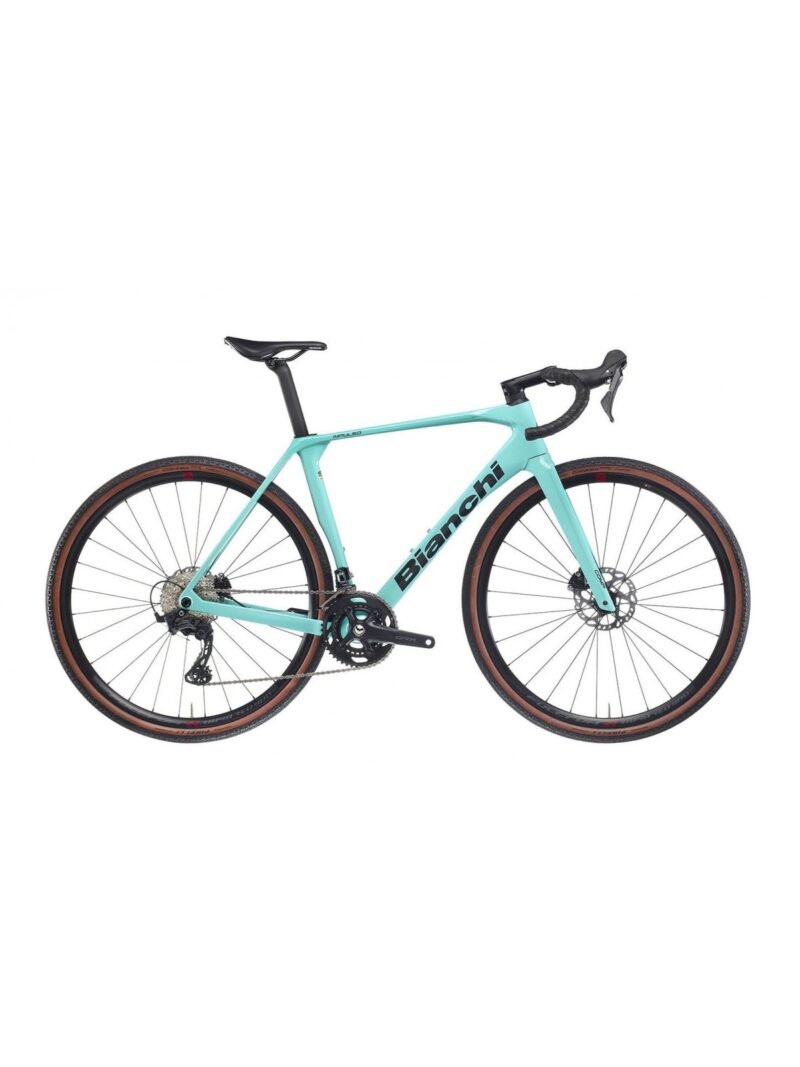 Rower Gravelowy Bianchi Impulso Comp GRX610 Celeste/Graphite Glossy