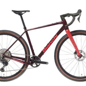 1920Wx1920H_YVBL3I-UP Rower gravelowy Bianchi ARCADEX AL GRX610/822 1X12SP Burgundy-Coral Red