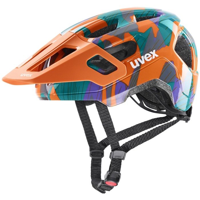 Kask rowerowy UVEX React junior orange