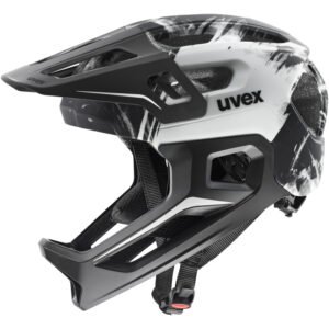 Kask rowerowy dziecięcy UVEX React jr. fullface 52-56cm black