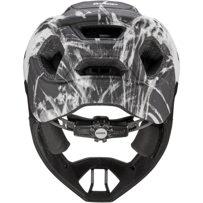 Kask rowerowy dziecięcy UVEX React jr. fullface 52-56cm black